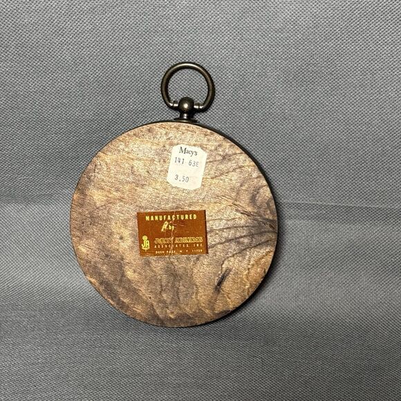 Vintage Jerry Abrams Clipper Ship Wall Plaque Nautical Decor Ceramic Tile & Wood - Picture 3 of 7